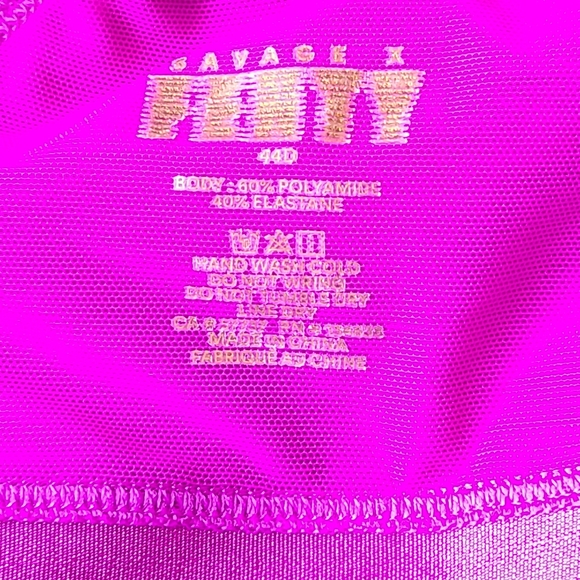 ‼SOLD‼Savage X Fenty Fuchsia 44D Bra - Picture 4 of 4